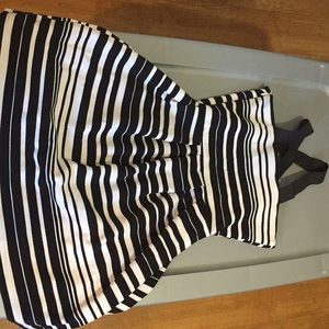 Black and white dress